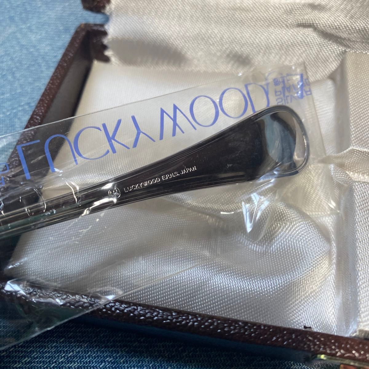 レア プール学院 LUCKY WOOD 洋白銀器 ロムネー スプーン 記念 レア プール学院 LUCKY WOOD 洋白銀器 ロムネー スプーン 記念