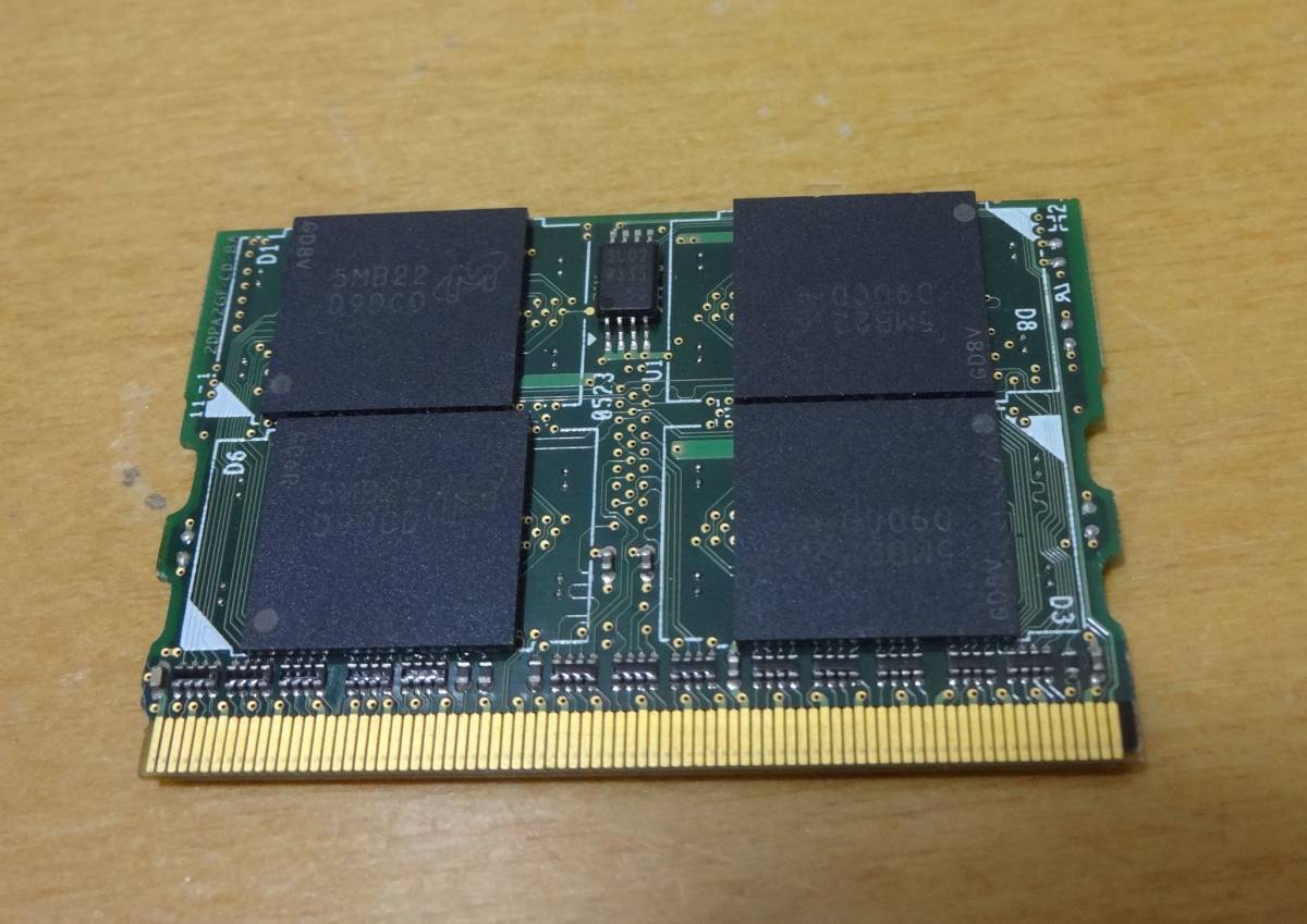 ノート用メモリ 512MB 172P DDR2 DDR2-400 Micro-DIMM YD-8065 PC パソコン_画像2