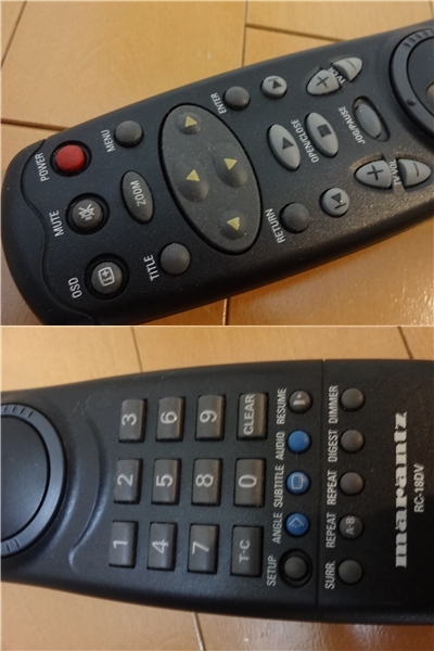 marantz マランツ RC-18DV リモコン Controler MARANTZ Replacement Remote Control for ZK370K0010 DV18 RC18DV DVD player_画像2