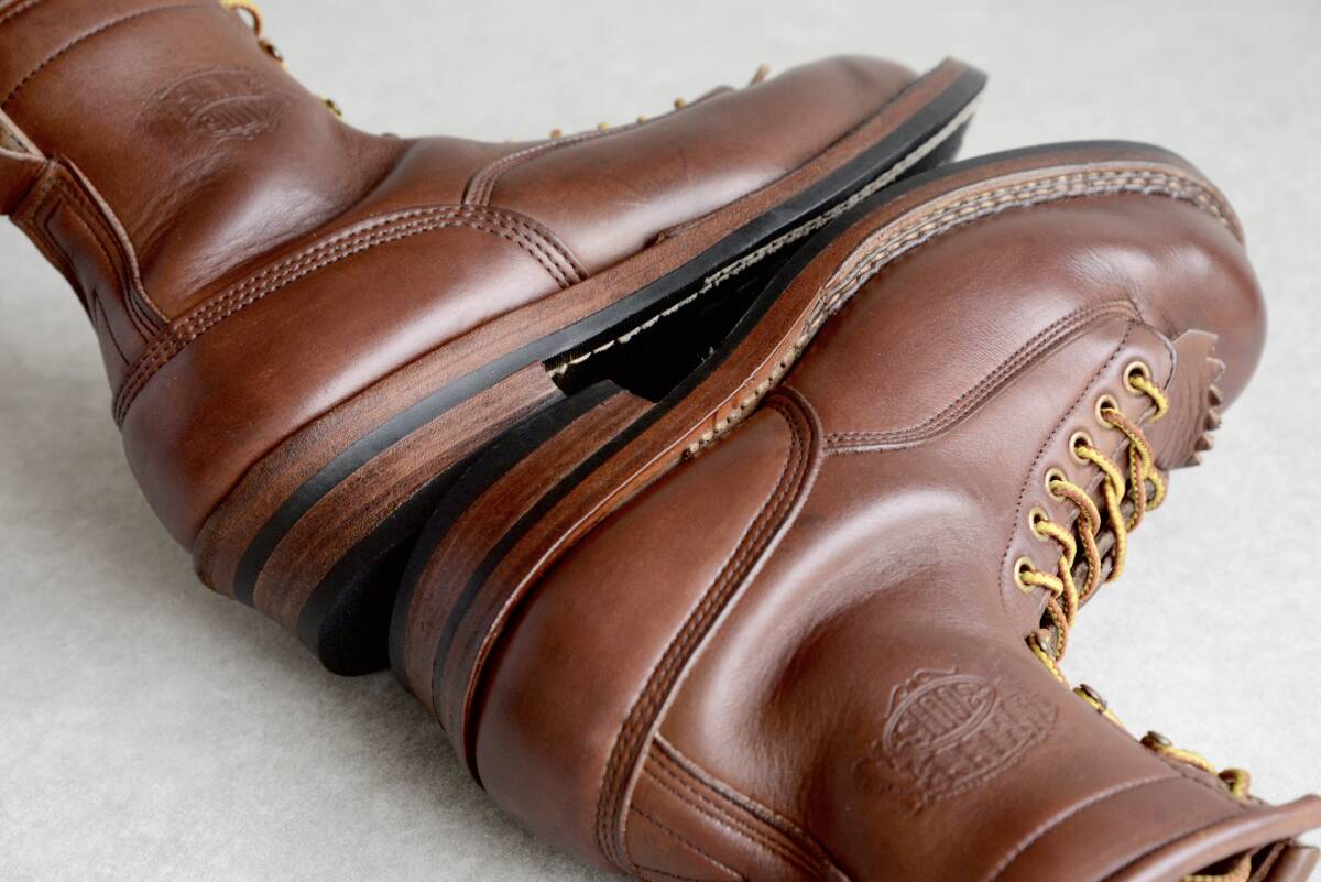 size8E】【ハイラインパッチ】09年製 ホワイツ ブーツ スモーク size8E】【ハイラインパッチ】09年製 ホワイツ ブーツ スモーク