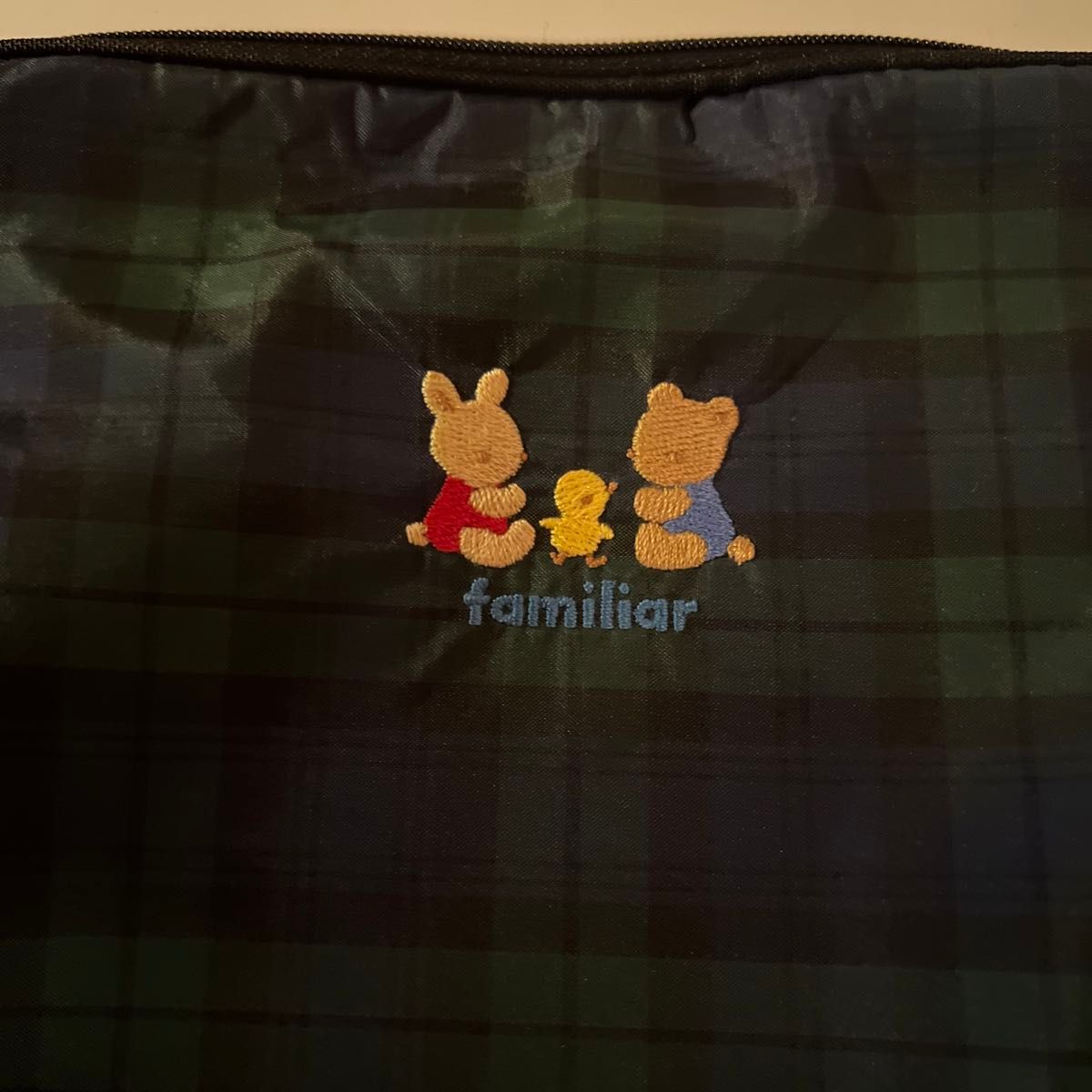 ファミリア おむつ ポーチ グリーンチェック 刺繍|Yahoo!フリマ ファミリア おむつ ポーチ グリーンチェック 刺繍|Yahoo!フリマ