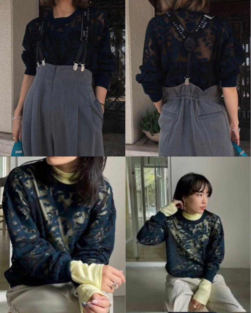 ameri vintage DEVORER FLOWER SHEER TOP アメリヴィンテージ ameri vintage DEVORER FLOWER SHEER TOP アメリヴィンテージ