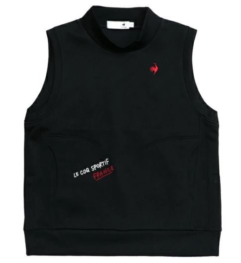 ファッションシーンで話題のこれから流行るブランド12選 35%OFF《2024年秋冬》【レディース】ルコック モックネックカットソーベスト LG4FVE80L 黒(L) ベスト