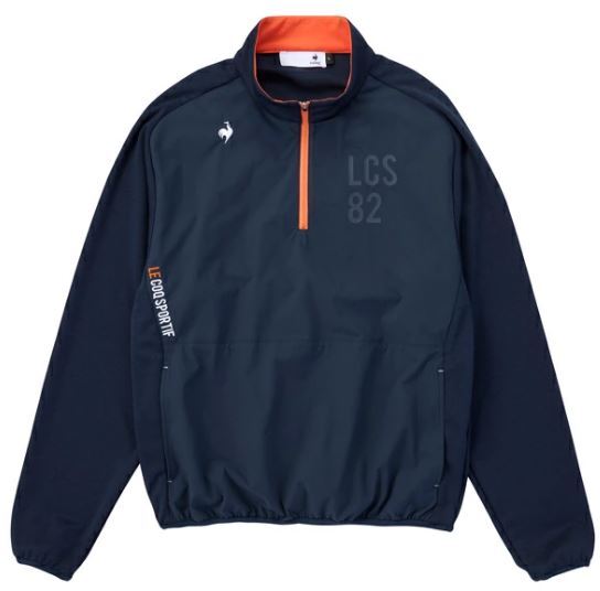 半額満載!スーパーSALE グランドセール! 35%OFF《2024年秋冬》ルコック 長袖ハイブリッドミドラー ブルゾン LG4FSW01M ネイビー(L) ルコック