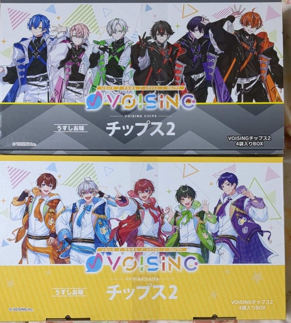 namco限定 VOISING チップス2 ナムコ限定BOX クロノヴァ VOISING チップス2 BOX すたぽら クロノヴァ 2箱セット ナムコ