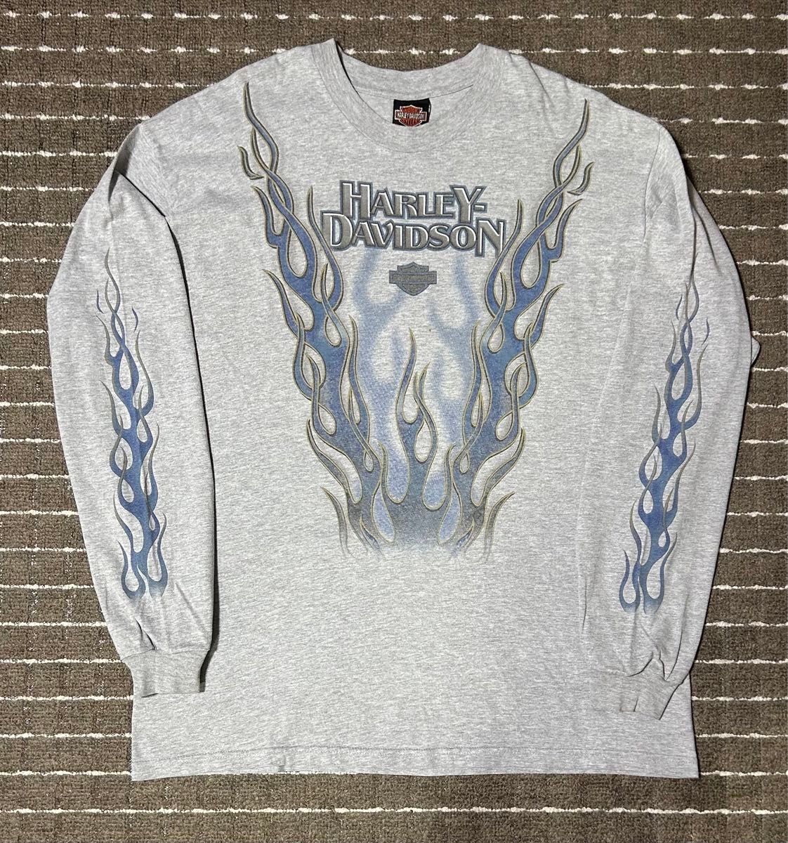 XL 90s harley davidson ブルーフレイム ロンT ハーレー|Yahoo XL 90s harley davidson ブルーフレイム ロンT ハーレー|Yahoo
