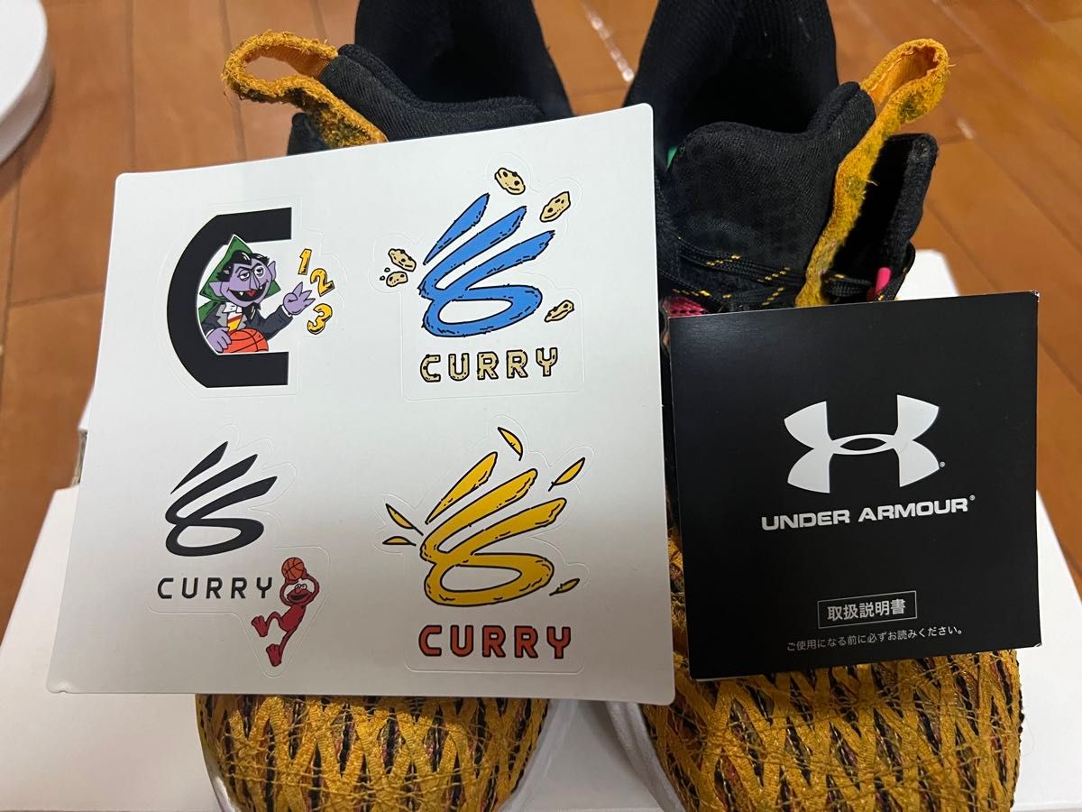 限定品 」Curry バスケットボールシューズ セサミーコラボ 限定品 」Curry バスケットボールシューズ セサミーコラボ