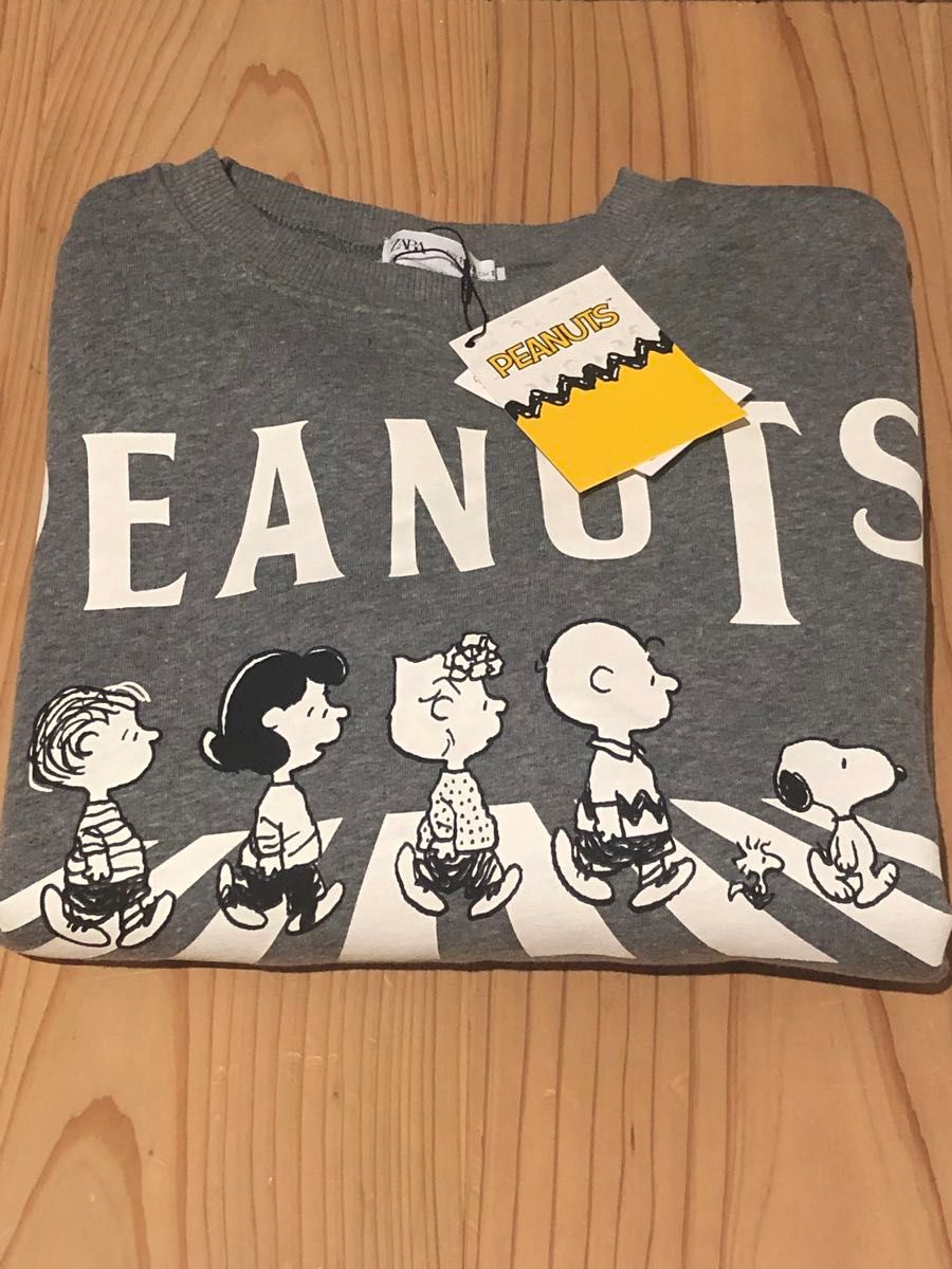 ZARA SNOOPY PEANUTS スウェットシャツ 裏起毛|Yahoo!フリマ ZARA SNOOPY PEANUTS スウェットシャツ 裏起毛|Yahoo!フリマ