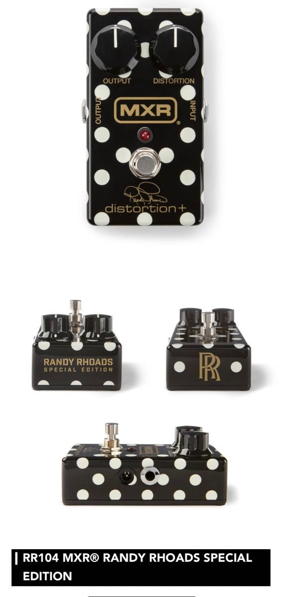 新品 MXR RR104 Randy Rhoads Distortion+ Special Edition 新品 MXR RR104 Randy Rhoads Distortion+ Special Edition