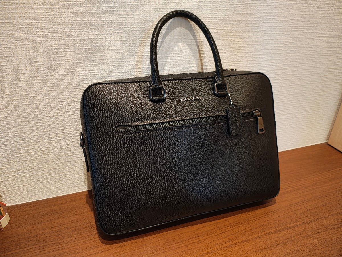 COACH コーチ イーサン スリムブリーフ 未使用品 レザー バッグ COACH コーチ イーサン スリムブリーフ 未使用品 レザー バッグ