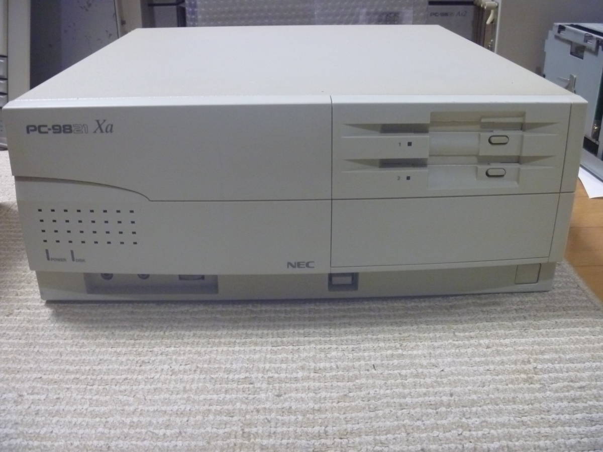 PC-9821Xa/U1　整備済み　動作品　2FDD　Pentium90MHz　メモリ23.6MB　CF2GB