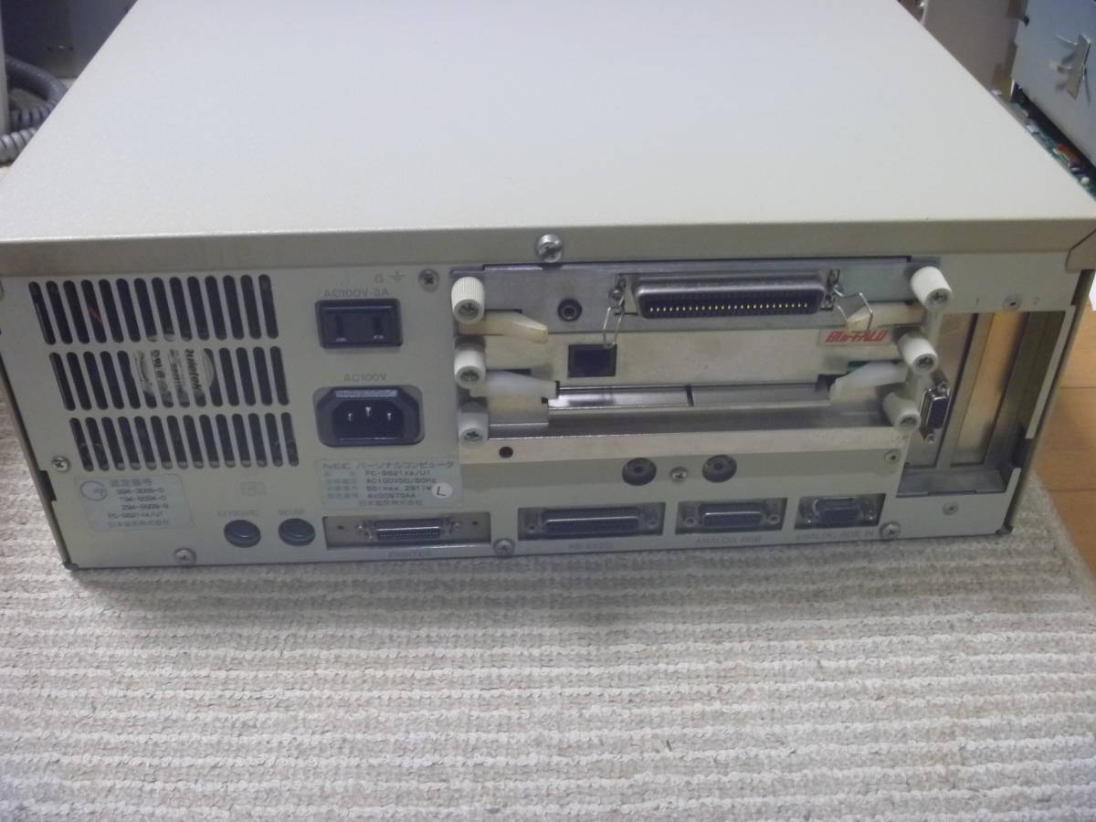 PC-9821Xa/U1　整備済み　動作品　2FDD　Pentium90MHz　メモリ23.6MB　CF2GB　_画像6