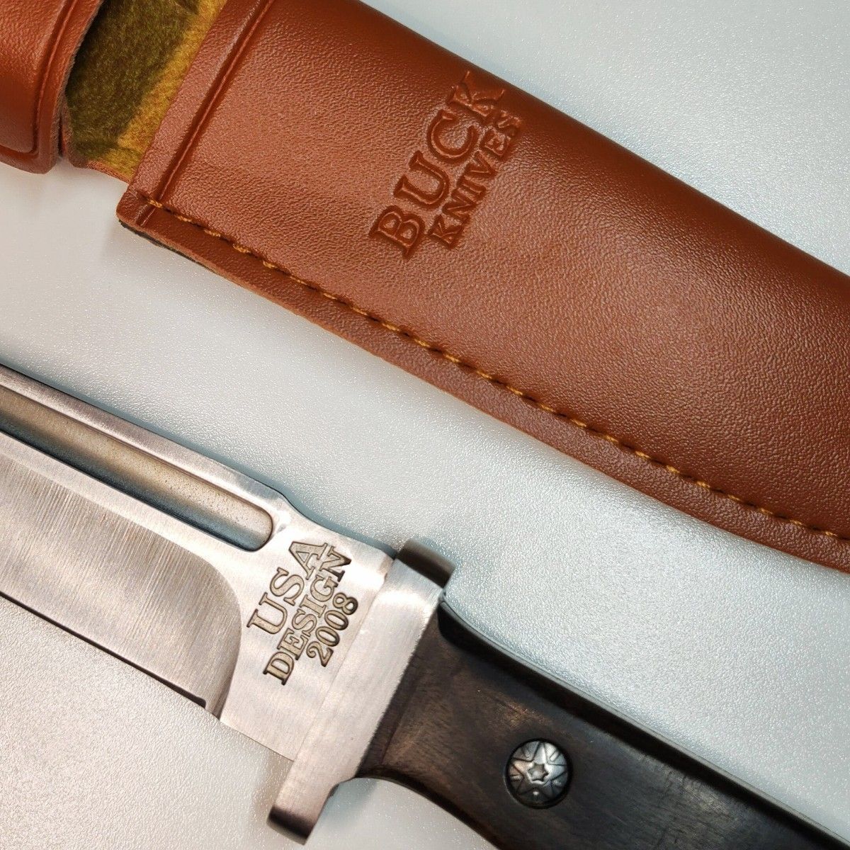 BUCK KNIVES 2008年 USAモデル シースナイフ ハンティングナイフ BUCK KNIVES 2008年 USAモデル シースナイフ ハンティングナイフ