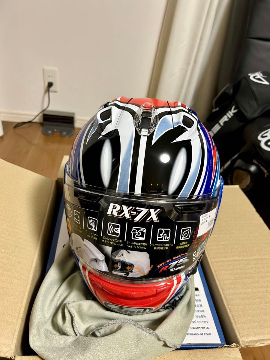 Arai RX-7X ナカノレッド2003 L 新品 NAKANO 中野真矢 Arai RX-7X ナカノレッド2003 L 新品 NAKANO 中野真矢