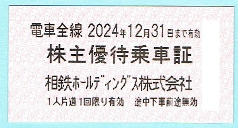 相鉄 株主優待乗車証 10枚セット★複数有