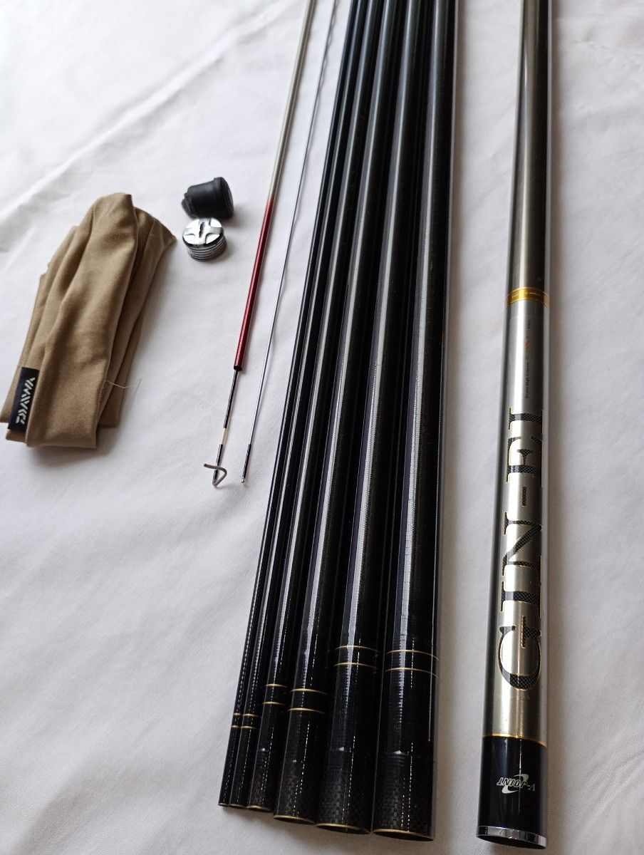 ダイワ DAIWA 銀影 プロトギア 4-90SC 替え穂先付属 美品 鮎竿 ダイワ DAIWA 銀影 プロトギア 4-90SC 替え穂先付属 美品 鮎竿