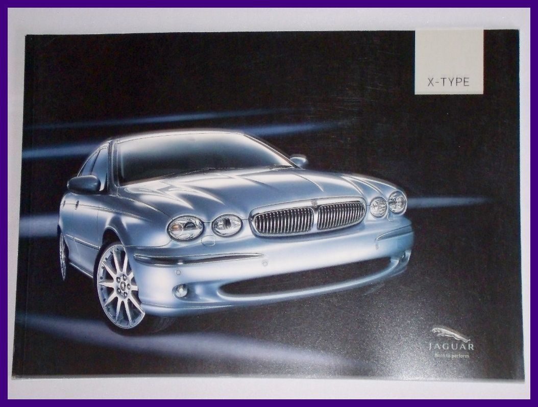 *2004/02* Jaguar X type Japanese catalog *49.*