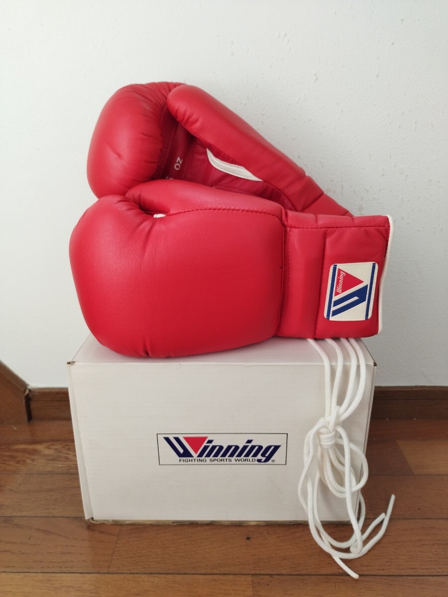 Winning ボクシンググローブ 16oz レッド Yahoo!オークション - 未使用品 Winning ボクシンググローブ 16