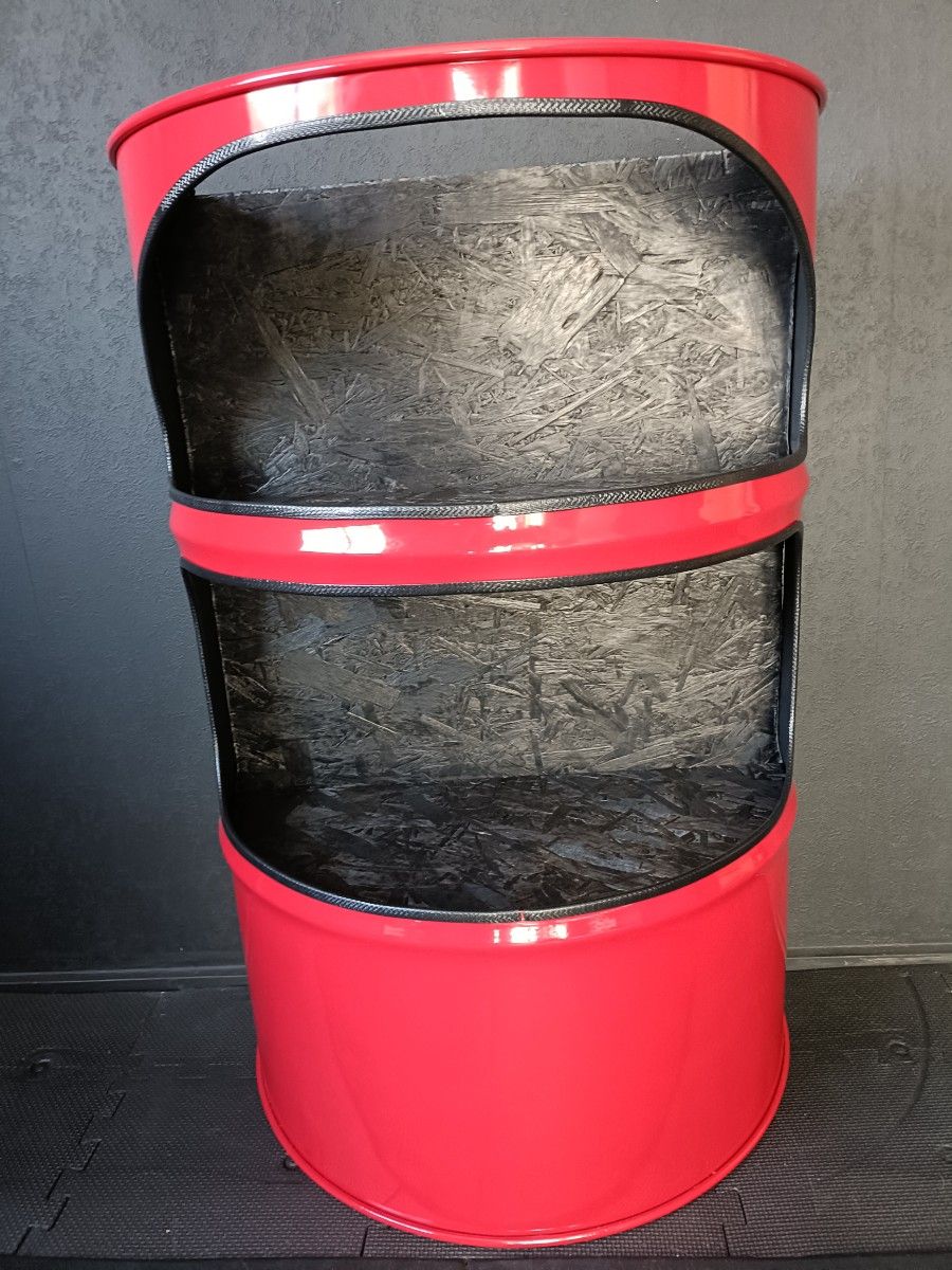 ドラム缶リメイクBOX!レッド 空ドラム缶 オブジェ バーベキュー ドラム缶リメイクBOX!レッド 空ドラム缶 オブジェ バーベキュー