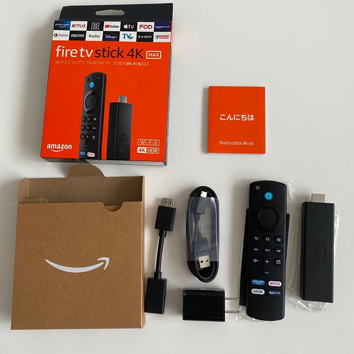 中古美品 fire tv stick 4K max 第1世代 付属品完備 Amazon 中古美品 fire tv stick 4K max 第1世代 付属品完備 Amazon