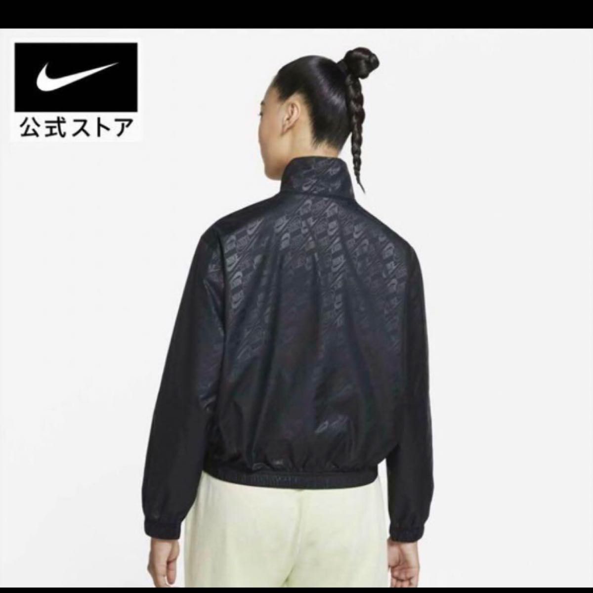 新品 NIKE ナイロンジャケット ウインドブレーカー 黒 S 新品 NIKE ナイロンジャケット ウインドブレーカー 黒 S