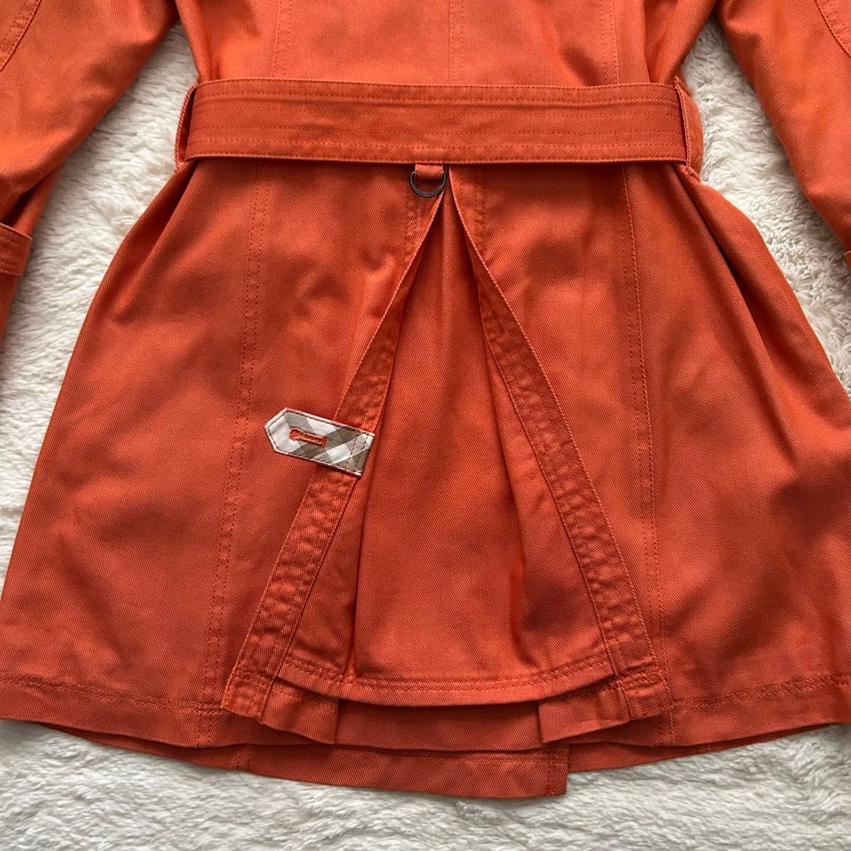 BURBERRY BLUE LABEL バーバリーブルーレーベル カラー トレンチ BURBERRY BLUE LABEL バーバリーブルーレーベル カラー トレンチ