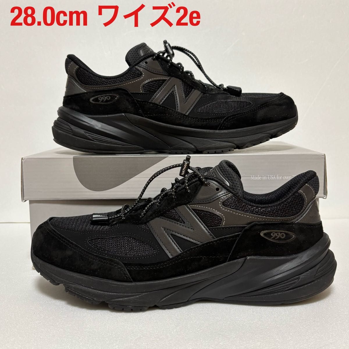 Newbalance 990V6 bb6 triple black 28cm ワイズ2e トリプル Newbalance 990V6 bb6 triple black 28cm ワイズ2e トリプル