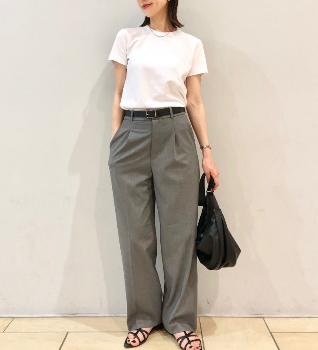 UNIQLO タックワイドパンツ S グレー|Yahoo!フリマ(旧PayPay UNIQLO タックワイドパンツ S グレー|Yahoo!フリマ(旧PayPay