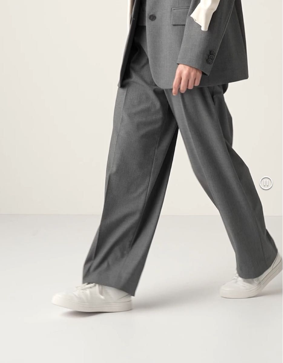 UNIQLO タックワイドパンツ S グレー|Yahoo!フリマ(旧PayPay UNIQLO タックワイドパンツ S グレー|Yahoo!フリマ(旧PayPay