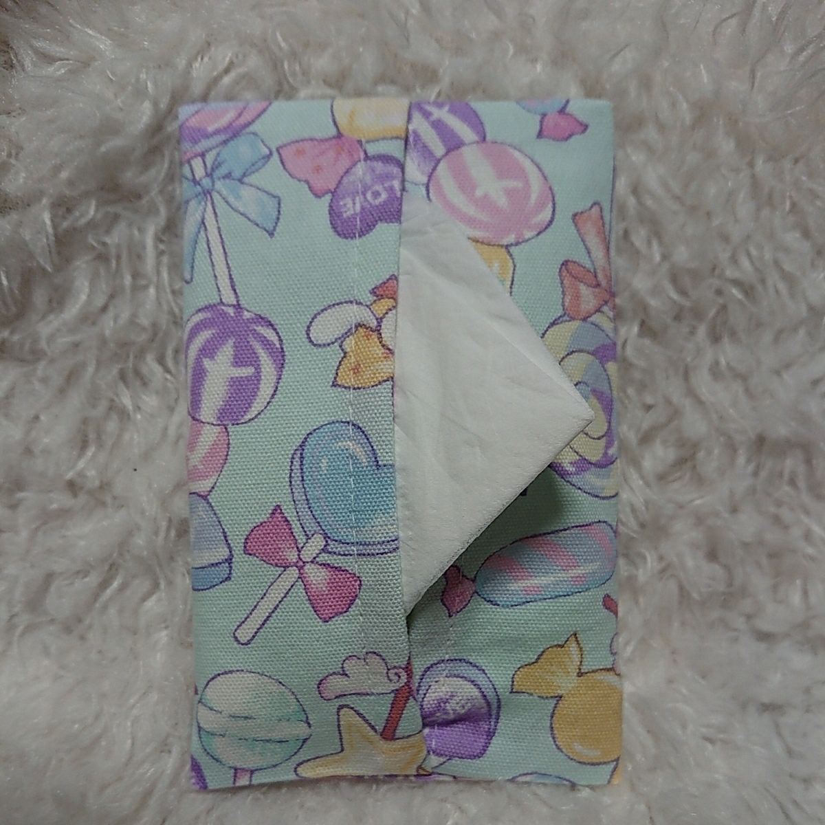 * hand made *No.210 pocket tissue case! large pocket tissue for elementary school student kindergarten elementary school 