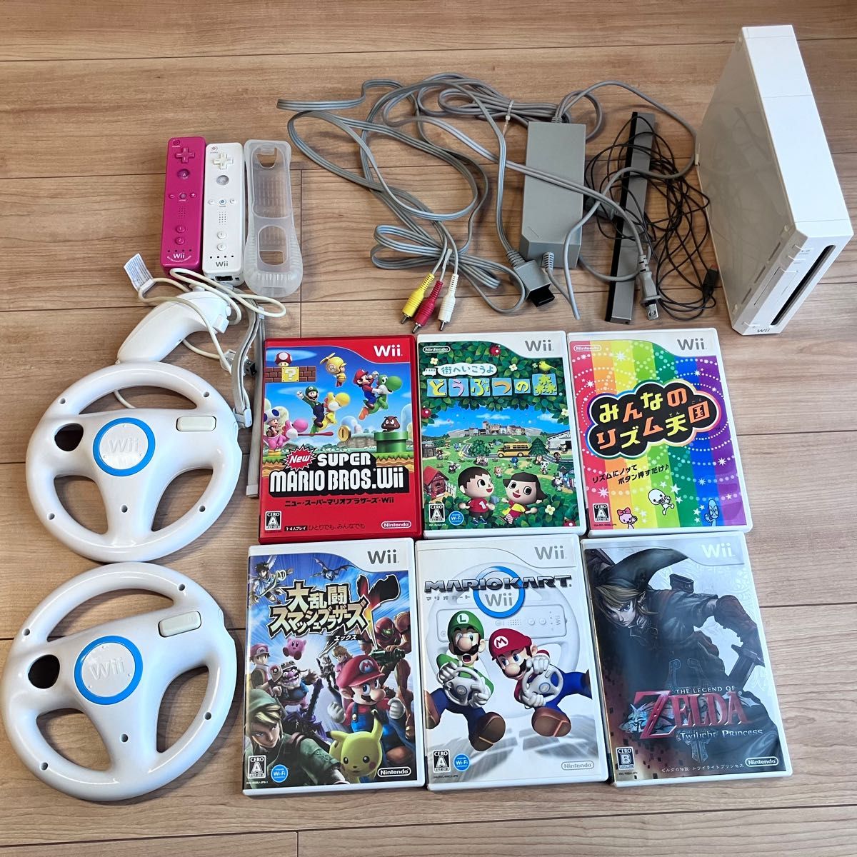 【正規逆輸入品】 Wii リズム天国など)まとめ売り ソフト6本(マリオカート 本体 Nintendo Switch