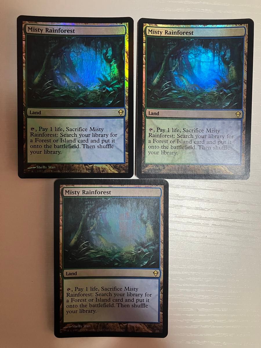 mtg 霧深い雨林 ZEN foil 霧深い雨林 foil zen A