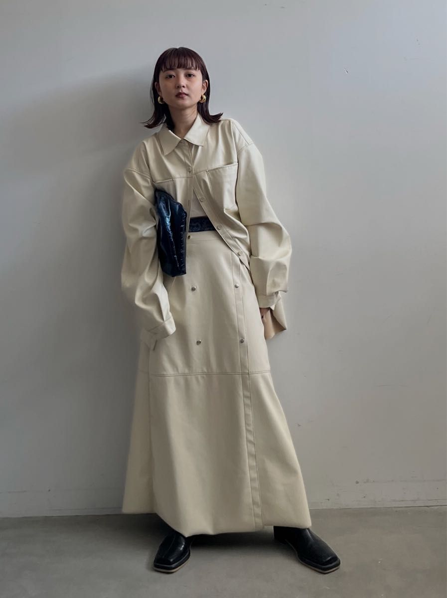 AMERI vintage REVERSIBLE FAKE LEATHER JACKET 新品未使用 M AMERI vintage REVERSIBLE FAKE LEATHER JACKET 新品未使用 M