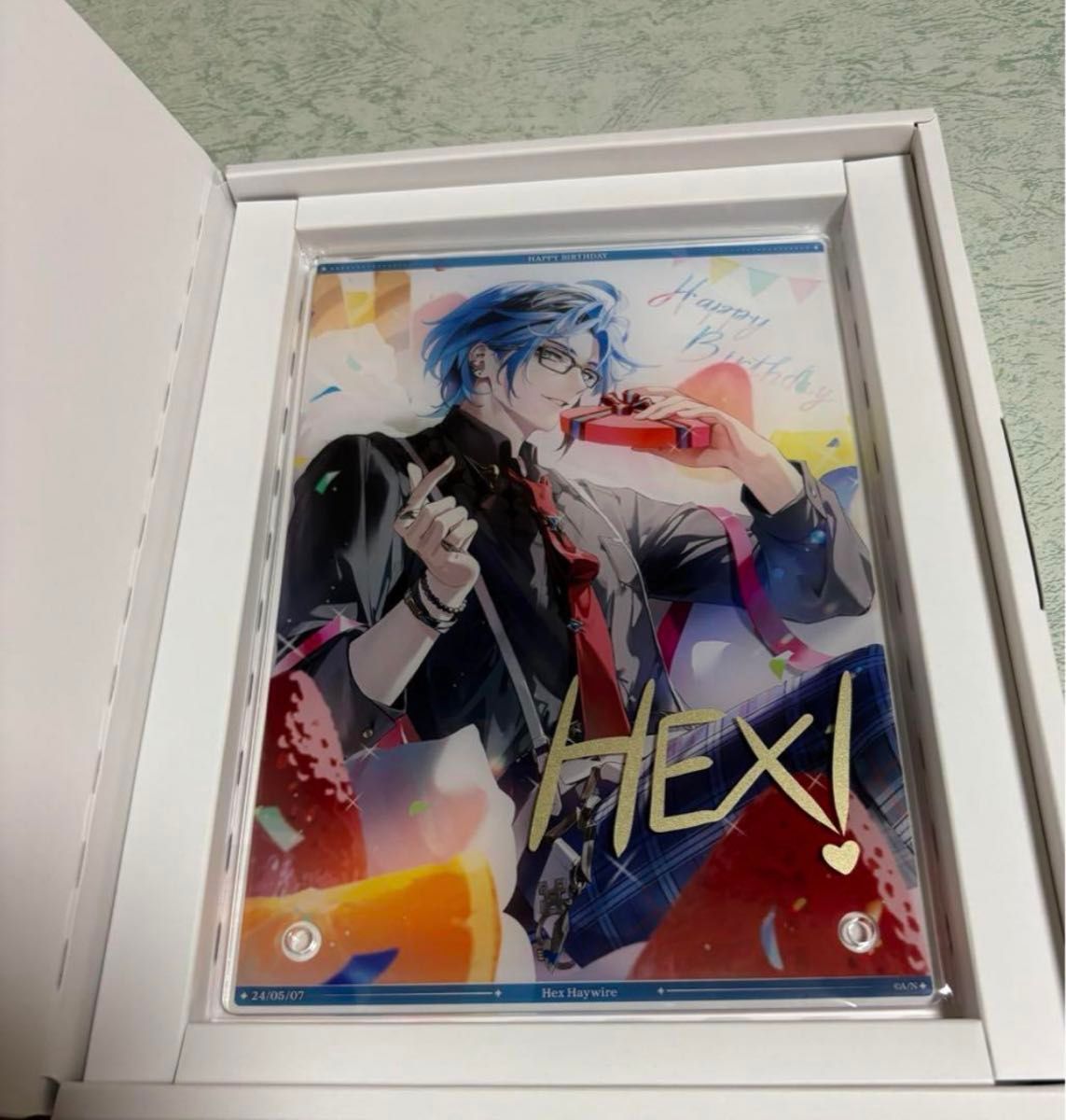 にじさんじ 誕生日 A5アクリルパネルセット ヘックス・ヘイ にじさんじ 誕生日 A5アクリルパネルセット ヘックス・ヘイ