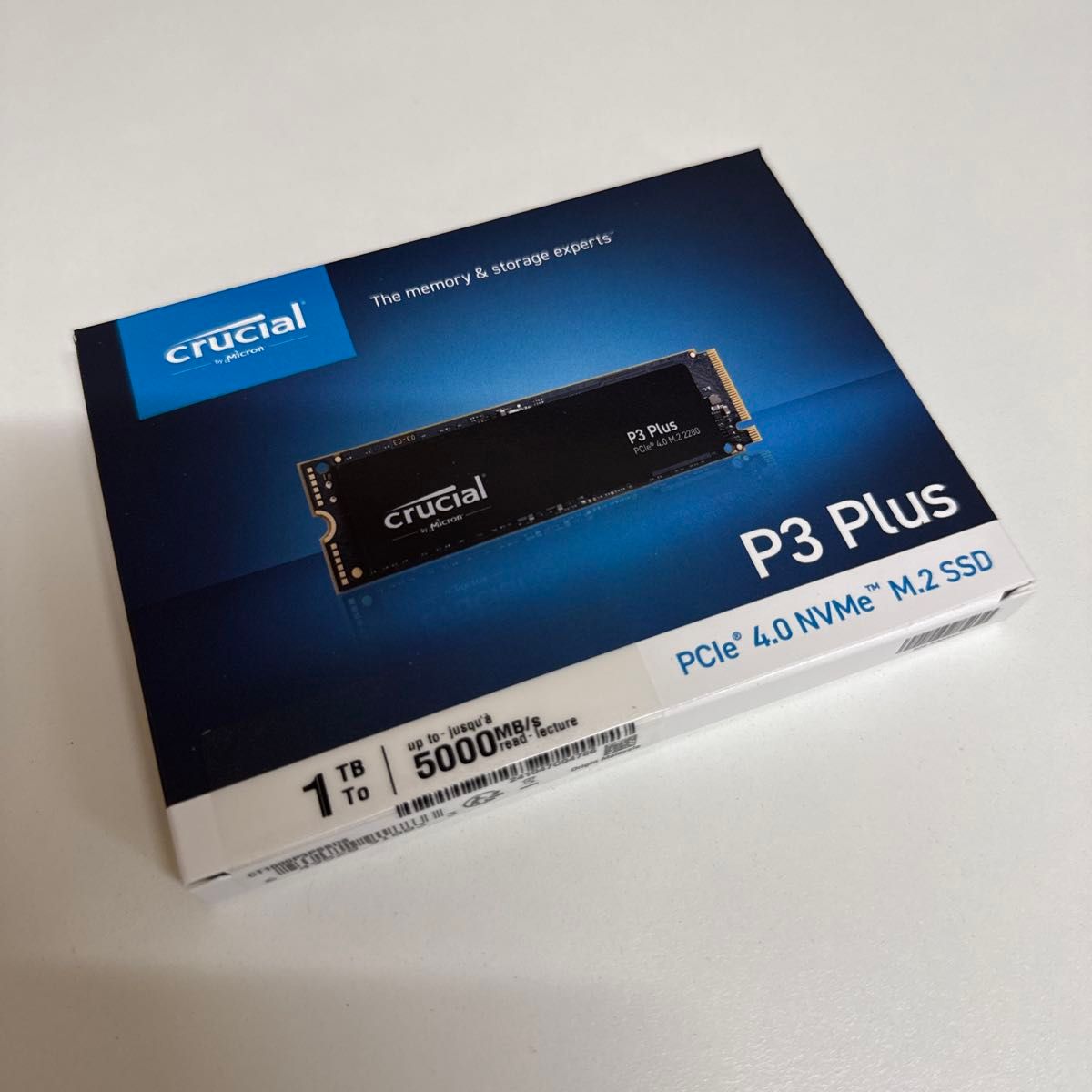 新品未開封!Crucial P3 Plus 1TB M.2 NVMe PEIe4.0 SSD 新品未開封!Crucial P3 Plus 1TB M.2 NVMe PEIe4.0 SSD