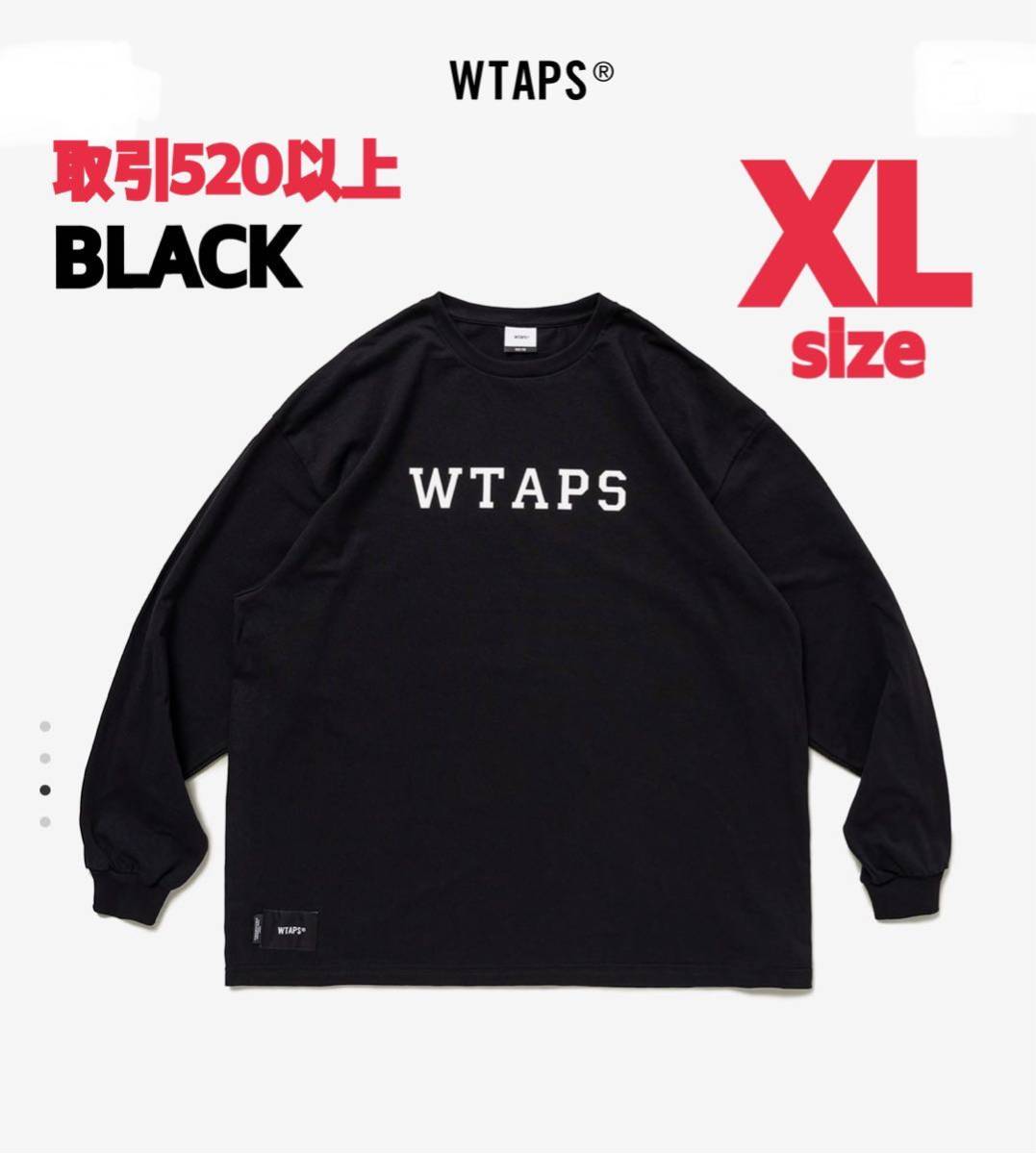 WTAPS 2023FW COLLEGE LS TEE BLACK XLサイズ ダブルタップス WTAPS 2023FW COLLEGE LS TEE BLACK XLサイズ ダブルタップス