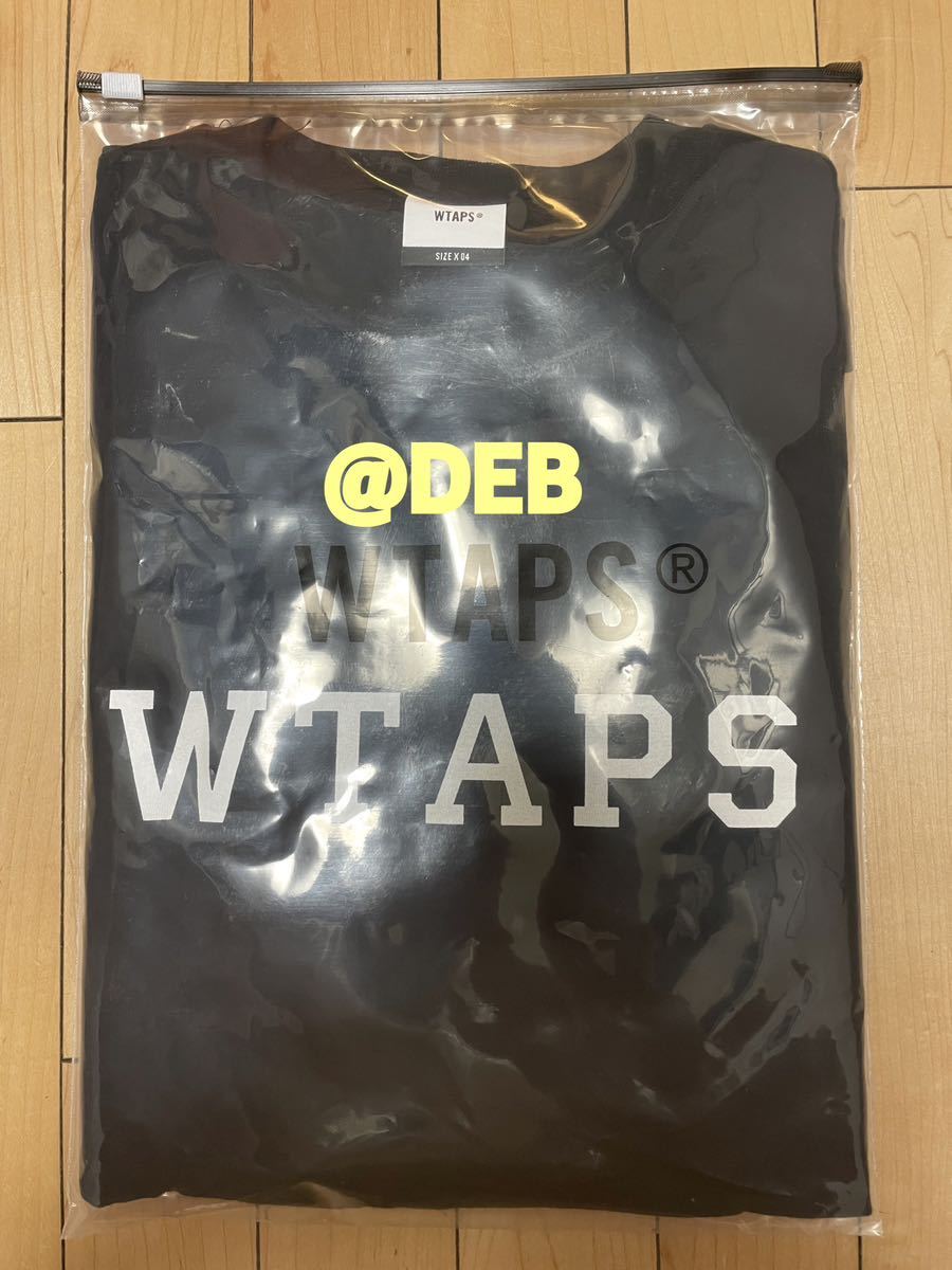 WTAPS 2023FW COLLEGE LS TEE BLACK XLサイズ ダブルタップス WTAPS 2023FW COLLEGE LS TEE BLACK XLサイズ ダブルタップス