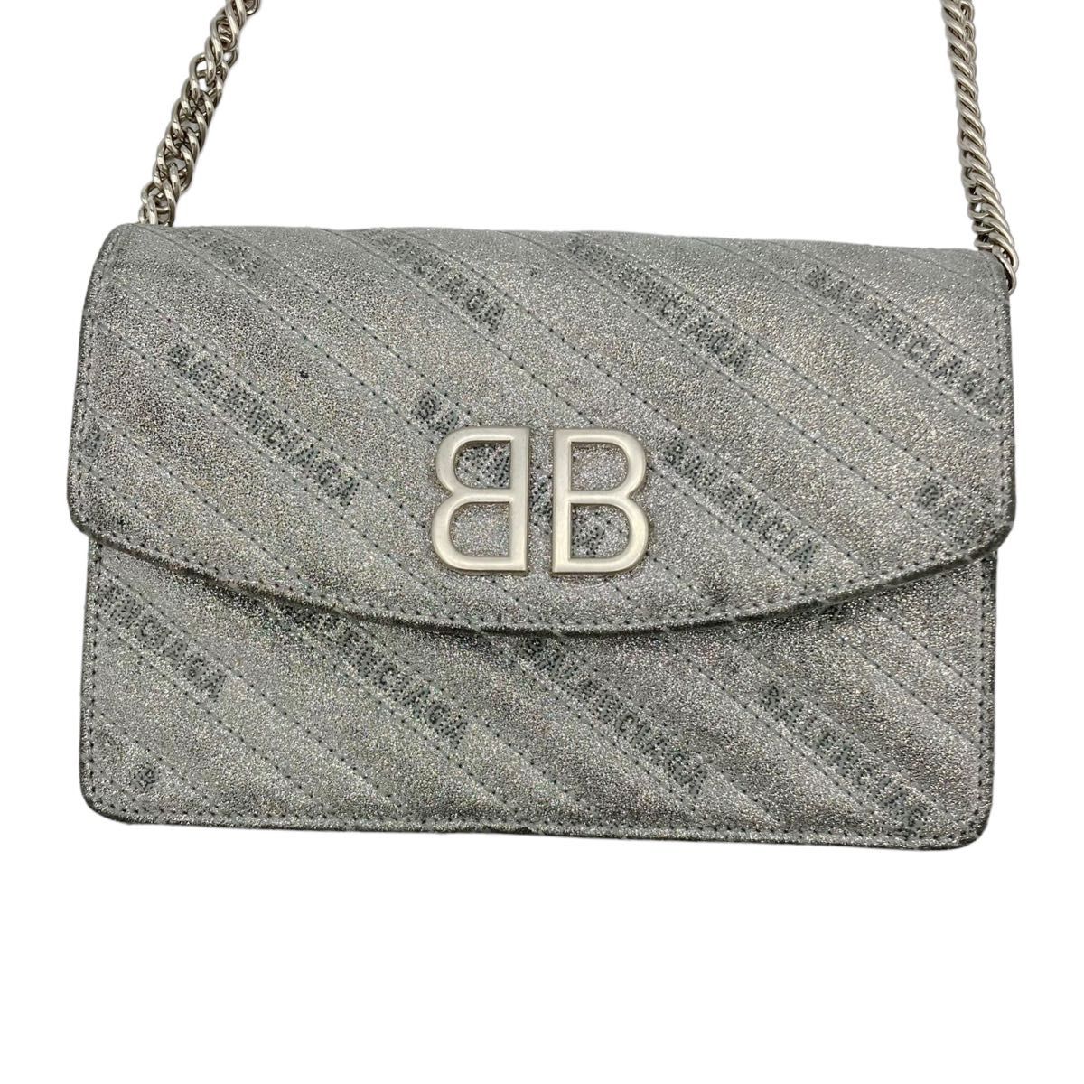 美品】バレンシアガ BALENCIAGA 561507 チェーンウォレット 美品】バレンシアガ BALENCIAGA 561507 チェーンウォレット