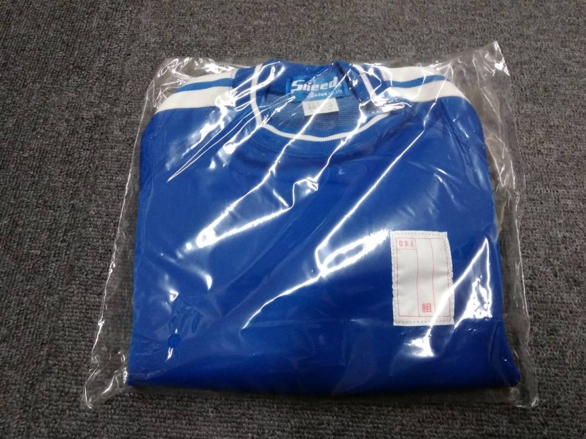 新品 長袖 サイズＪ－５ 青×白◆Ｓｎｅｅｄ◆長袖トレシャツ◆ジャージ◆體操著◆運(yùn)動(dòng)著◆トレーニングウェア◆??