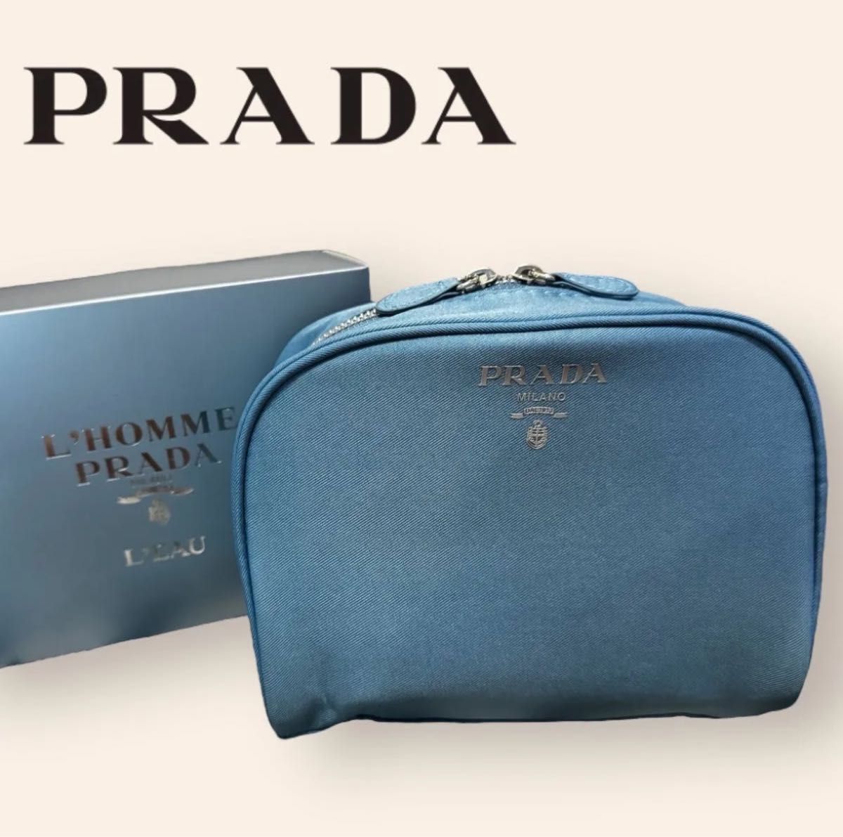 最終値下げ L'HOMME PRADA ポーチ BLU 無地|Yahoo!フリマ(旧 最終値下げ L'HOMME PRADA ポーチ BLU 無地|Yahoo!フリマ(旧