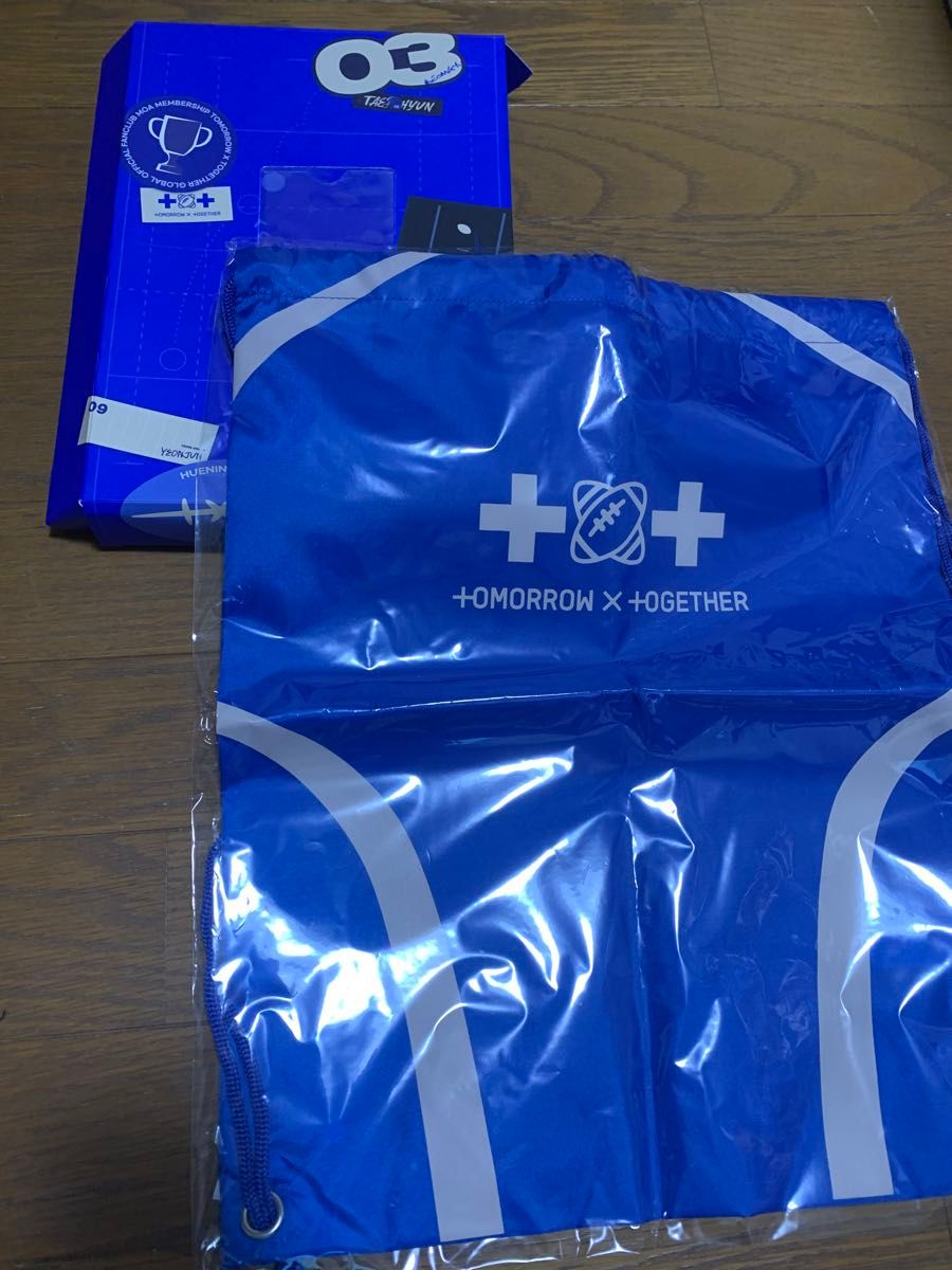 TXT ACTPROMISE ナップザック 新品 未使用 TXT リュック メンバーシップ MOA MEMBERSHIP KIT