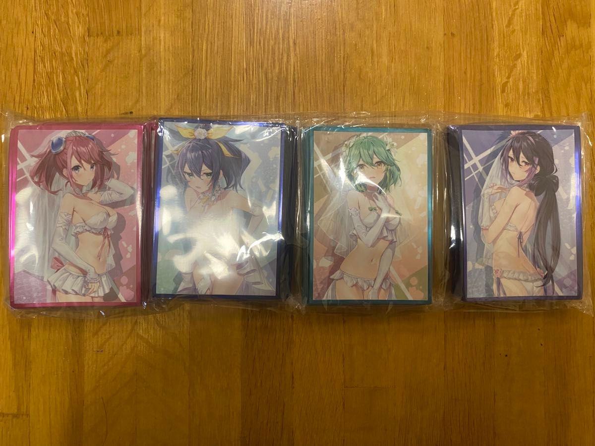コミケ 遊戯王 柚子シリーズ 柚子&セレナ&リン&瑠璃 スリーブ セット