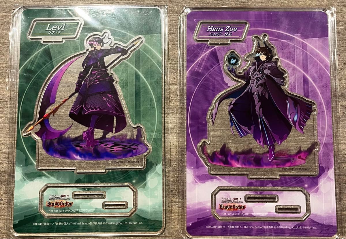非売品】 進撃の巨人 ブレオダ アクリルスタンド リヴァイ 非売品】 進撃の巨人 ブレオダ アクリルスタンド リヴァイ
