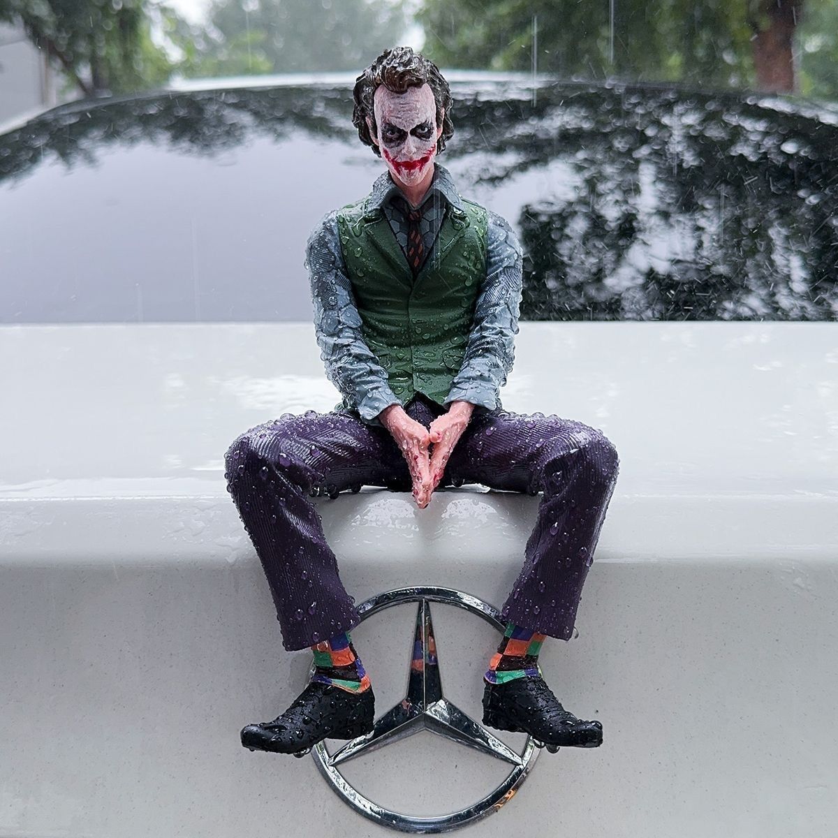 ジョーカー ヒース・レジャー DC バットマンダークナイト 車装飾 ジョーカー ヒース・レジャー DC バットマンダークナイト 車装飾