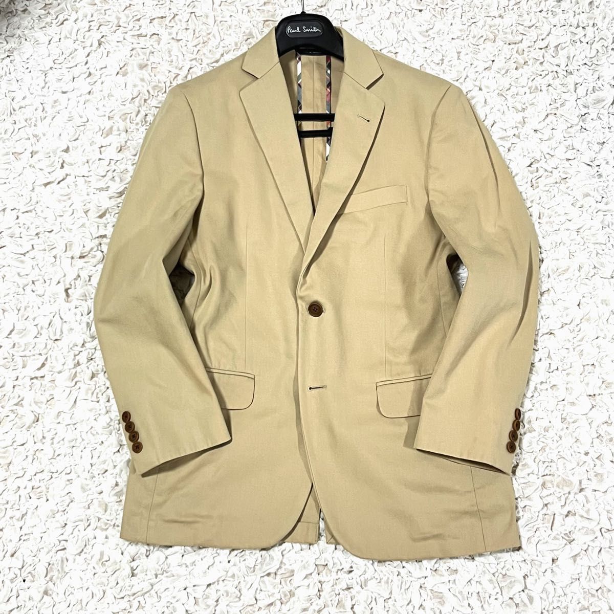 美品 ブルックスブラザーズ 1818 テーラードジャケット ベージュ 37 美品 BROOKS BROTHERS ブルックスブラザーズ 1818 Fitzgerald