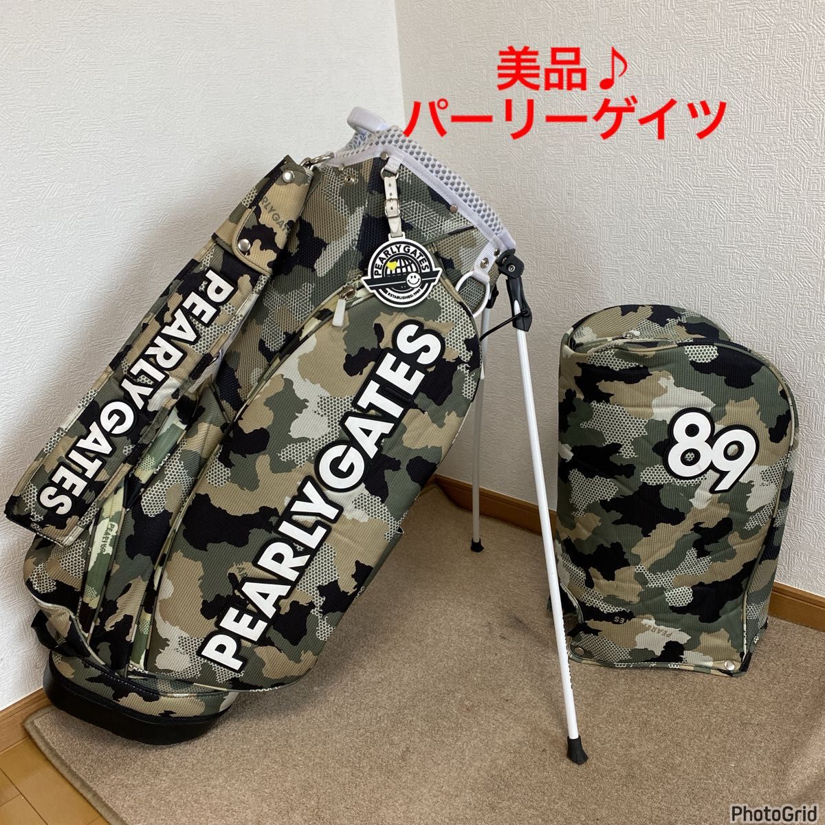限定色 【美品 】パーリーゲイツ カモフラ ゴルフ キャディ 限定色 【美品 】パーリーゲイツ カモフラ ゴルフ キャディ