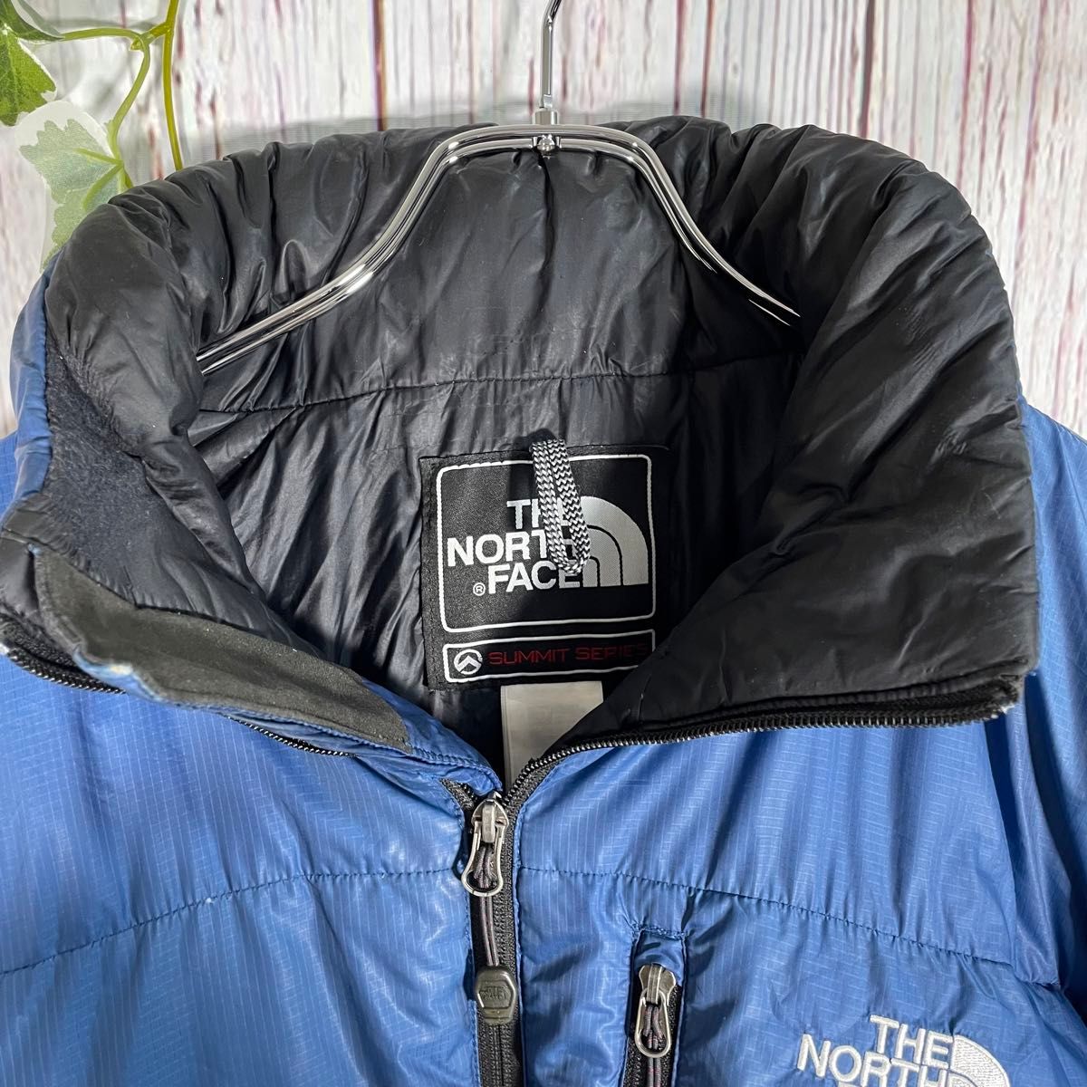 希少】THE NORTH FACE ノースフェイス ダウンジャケット 青 希少】THE NORTH FACE ノースフェイス ダウンジャケット 青