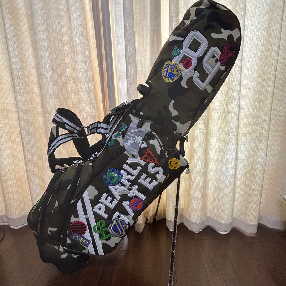 超レア入手困難品 パーリーゲイツPEARLYGATESカモフラワッペン 超レア入手困難品 パーリーゲイツPEARLYGATESカモフラワッペン