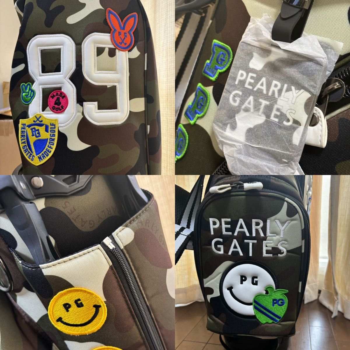 超レア入手困難品 パーリーゲイツPEARLYGATESカモフラワッペン 超レア入手困難品 パーリーゲイツPEARLYGATESカモフラワッペン