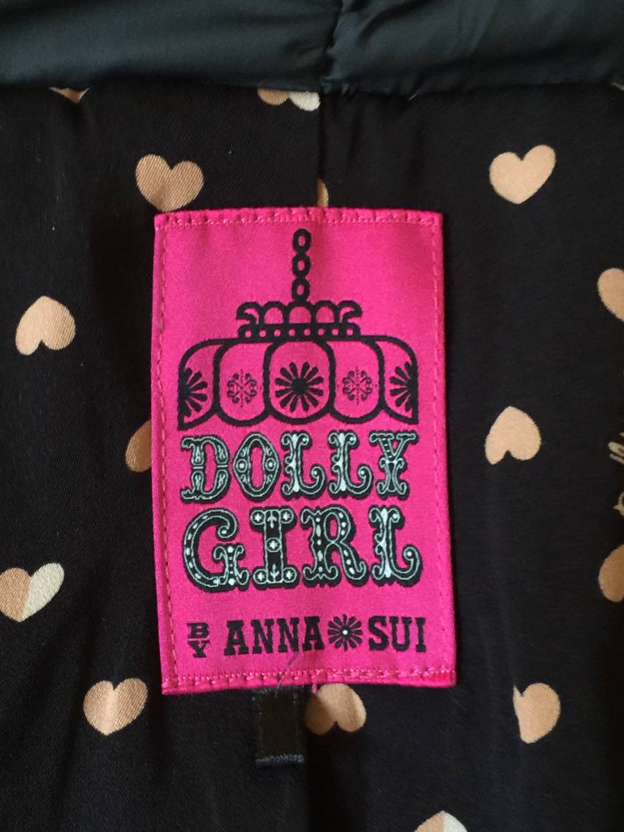  Anna Sui * Dolly девушка * пуховик *biju- дизайн * размер 2* чёрный 